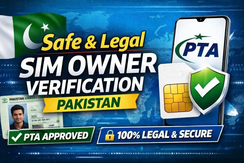 Safe and Legal SIM Owner Verification Pakistan